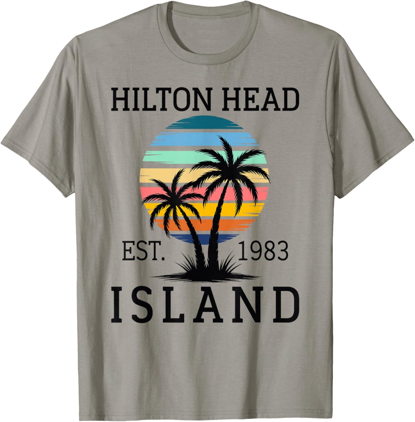 Summer Vibes Beach Sunset South Carolina Hilton Head Island T-Shirt - T-Shirt | Sand