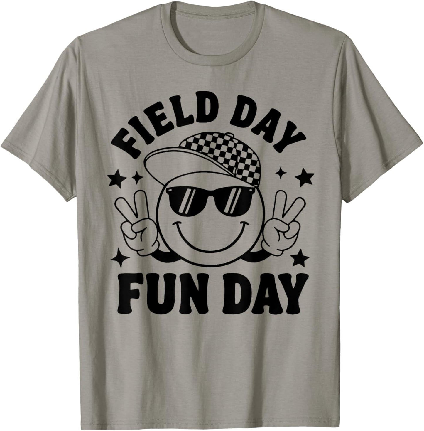 Field Day Fun Day Let The Games Begin Field Trip Boys Girls T-Shirt - T-Shirt | Sand