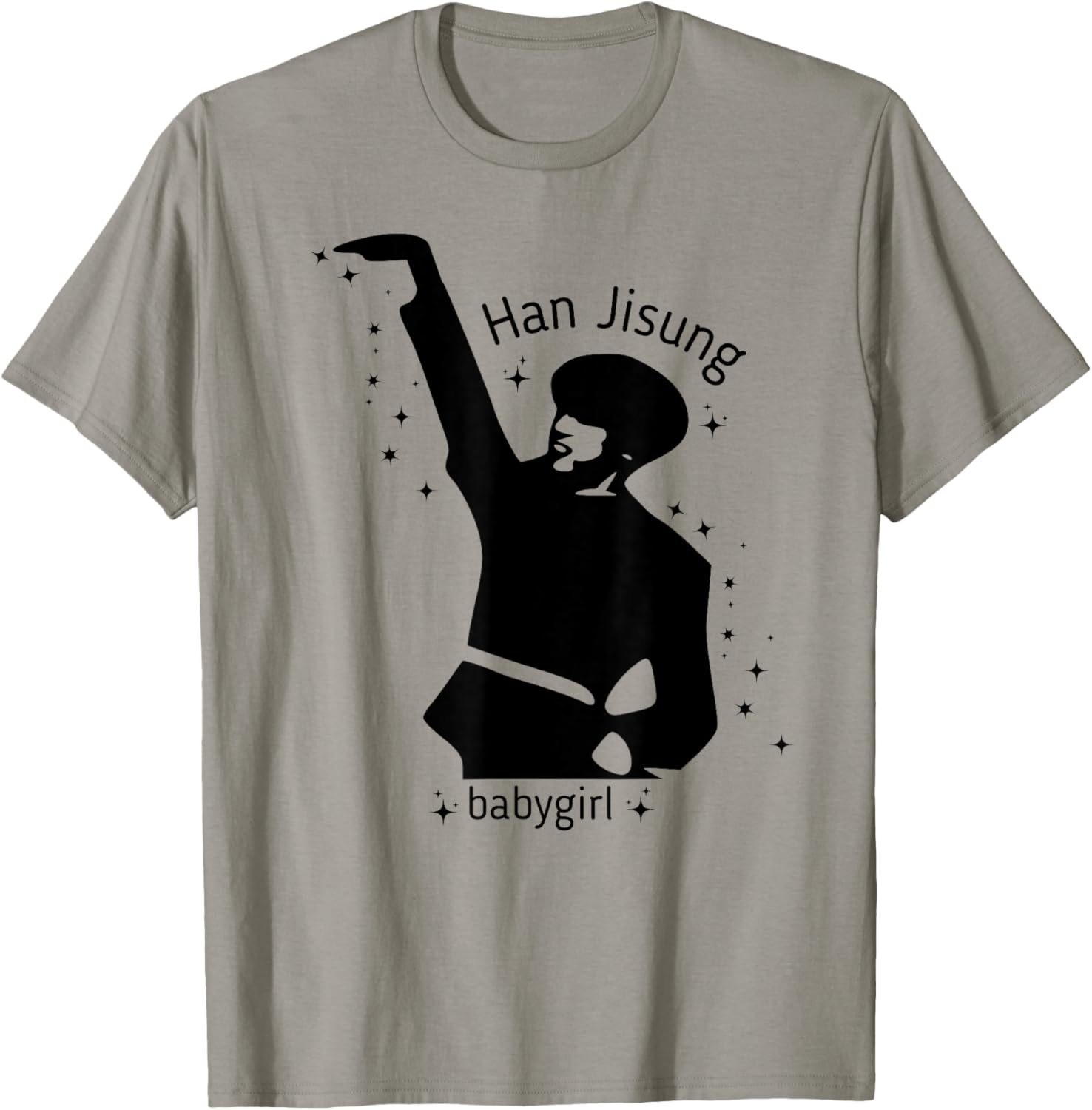 Han Babygirl Pose Jisung BBG Sassy Hannie SKZ Memes T-Shirt - T-Shirt | Sand