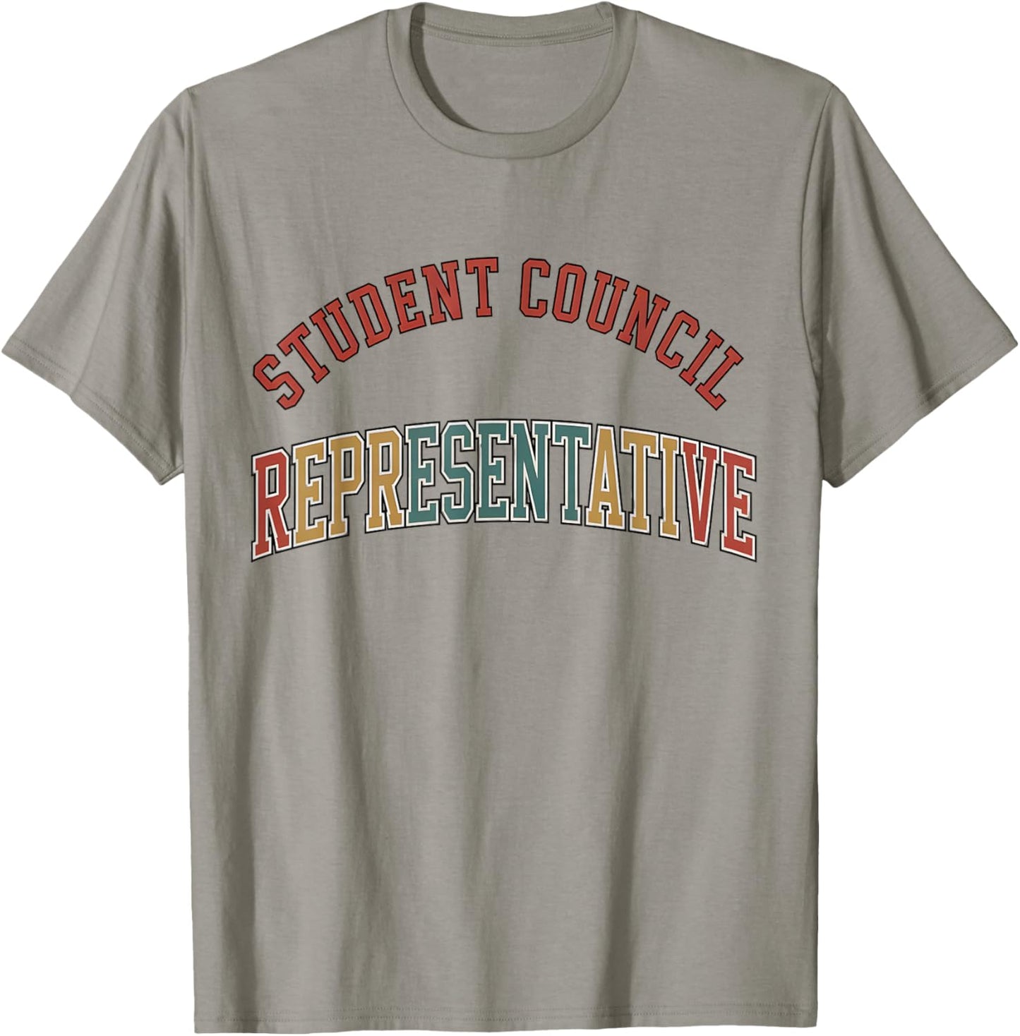 Student Council Representative Teacher Student Council Vibes T-Shirt - T-Shirt | Sand