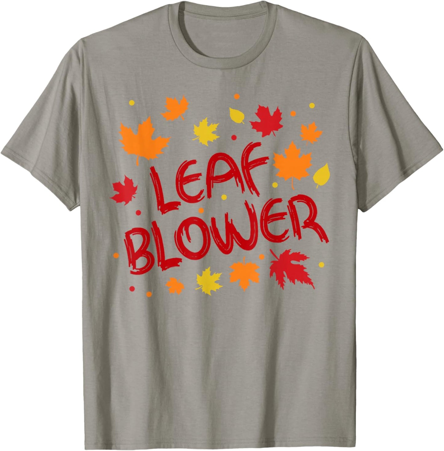 Very Spooktacular Fall Leaf Blower Sucking Leaf Blowers T-Shirt - T-Shirt | Sand
