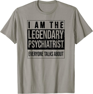 Psychiatrists Birthday Born Psychiatrist T-Shirt - T-Shirt | Sand