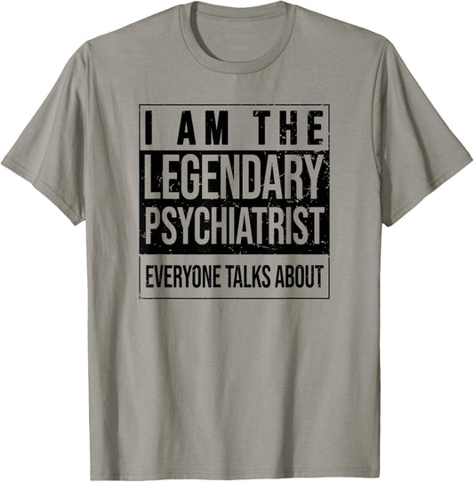 Psychiatrists Birthday Born Psychiatrist T-Shirt - T-Shirt | Sand