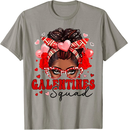Galentine's Day Squad for Friends Festive Ladies Valentine's T-Shirt - T-Shirt | Sand