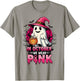 in October We Wear Pink Ghost Witch Breast Cancer Awareness T-Shirt - T-Shirt | Sand