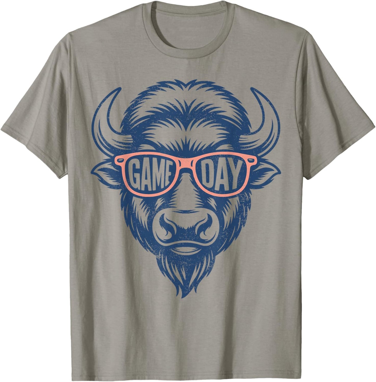 Vintage Game Day Buffalo T-Shirt - T-Shirt | Sand