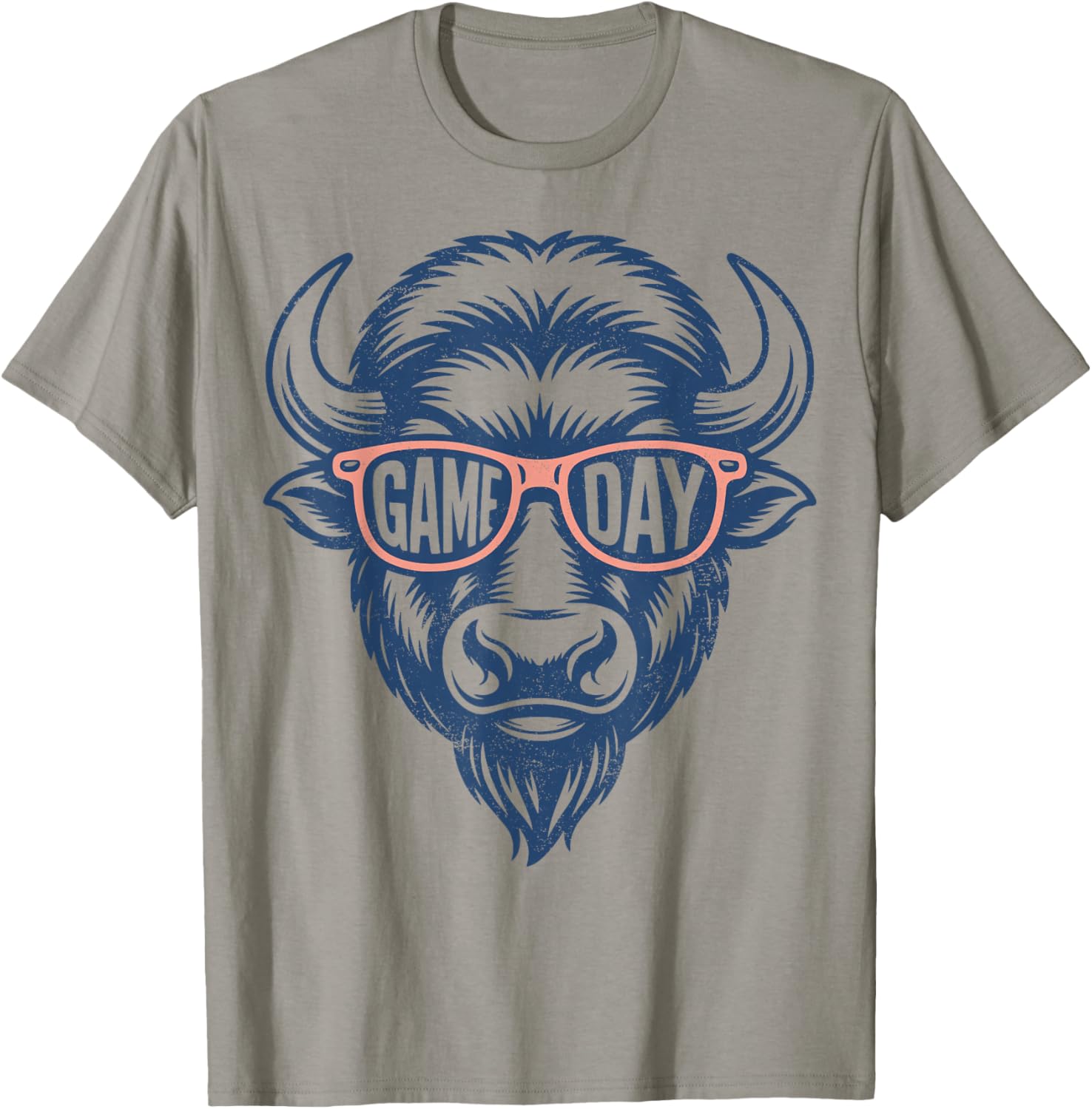 Vintage Game Day Buffalo T-Shirt - T-Shirt | Sand