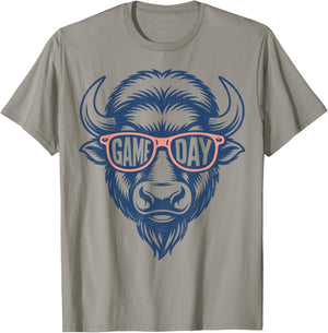 Vintage Game Day Buffalo T-Shirt - T-Shirt | Sand