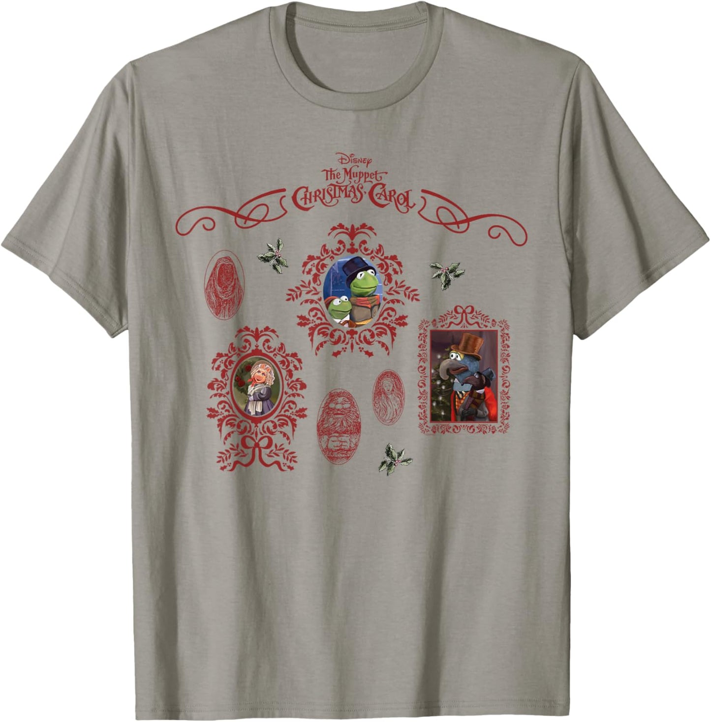 Disney The Muppet Christmas Carol Holiday Coquette Frames T-Shirt - T-Shirt | Sand