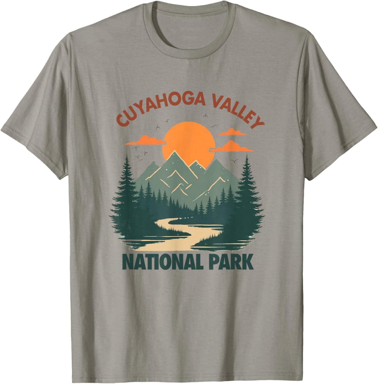 Cuyahoga Valley National Park Souvenir Ohio Cleveland Akron T-Shirt - T-Shirt | Sand