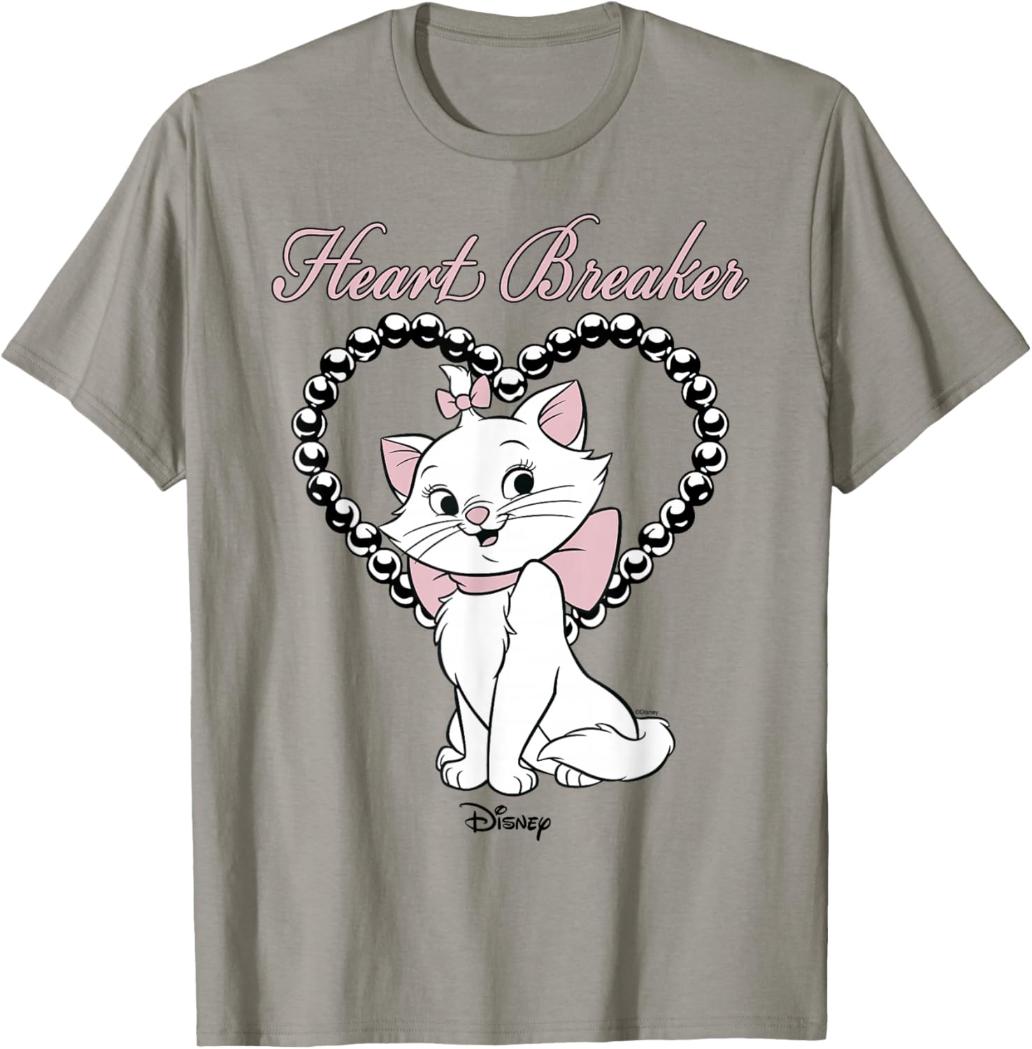 Disney The Aristocats Marie Heart Breaker Bow T-Shirt - T-Shirt | Sand
