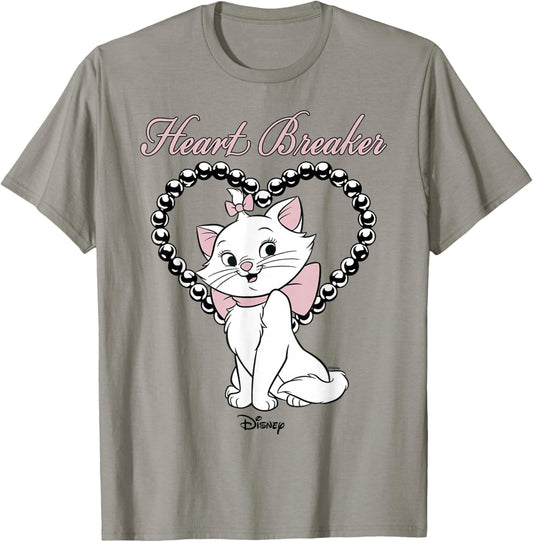 Disney The Aristocats Marie Heart Breaker Bow T-Shirt - T-Shirt | Sand