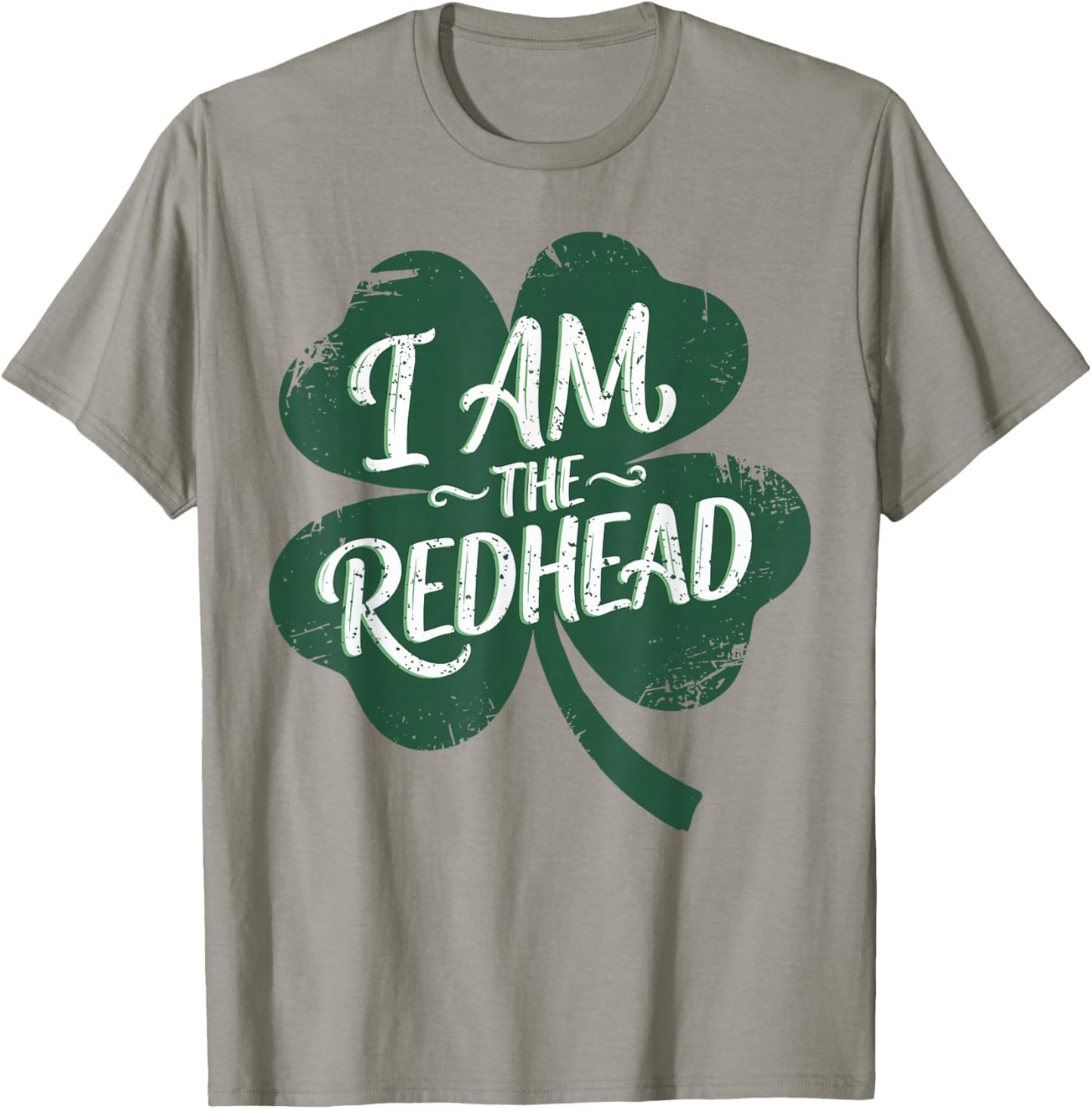 Dibs On The Redhead I Am The Redhead Funny St Patrick's Day T-Shirt - T-Shirt | Sand