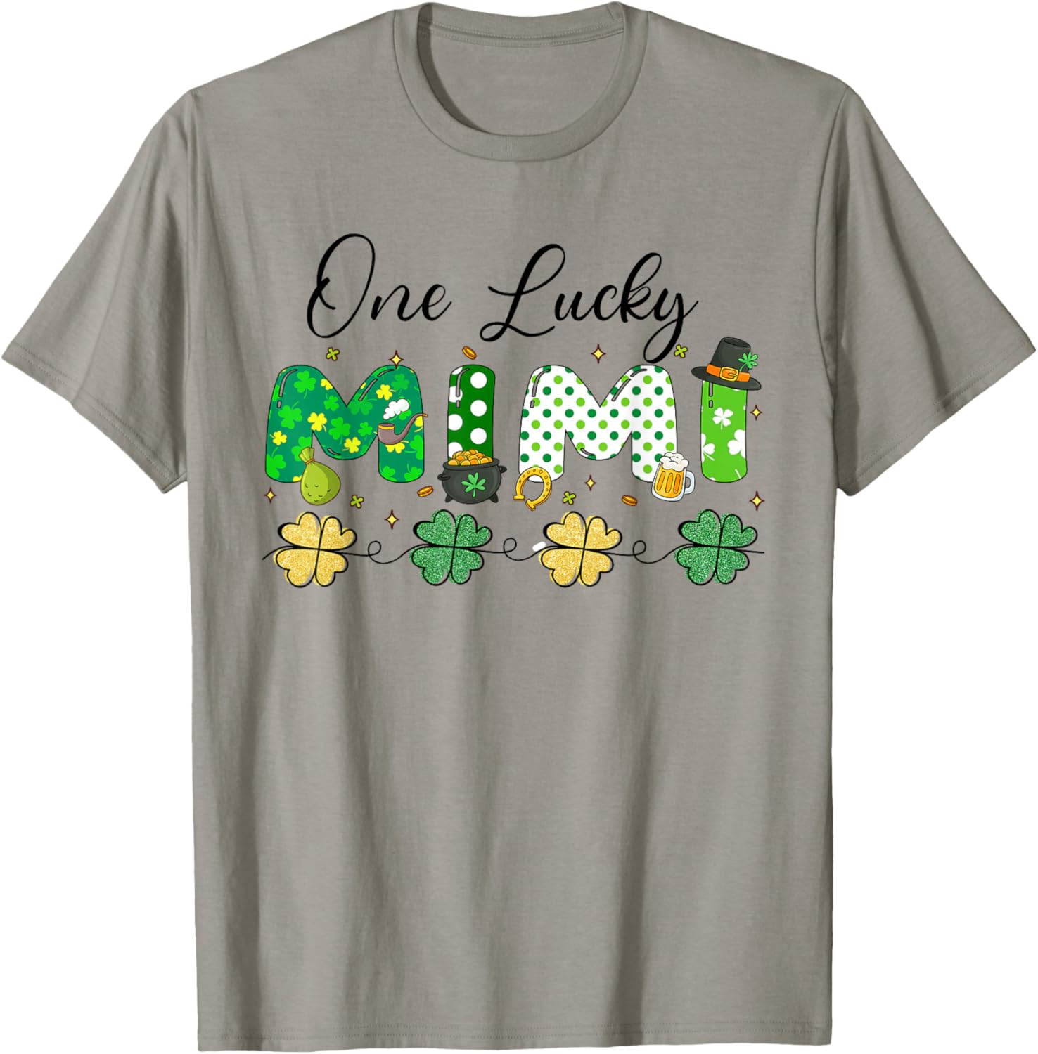 One Lucky Mimi St Patrick’s Day T-Shirt - T-Shirt | Sand
