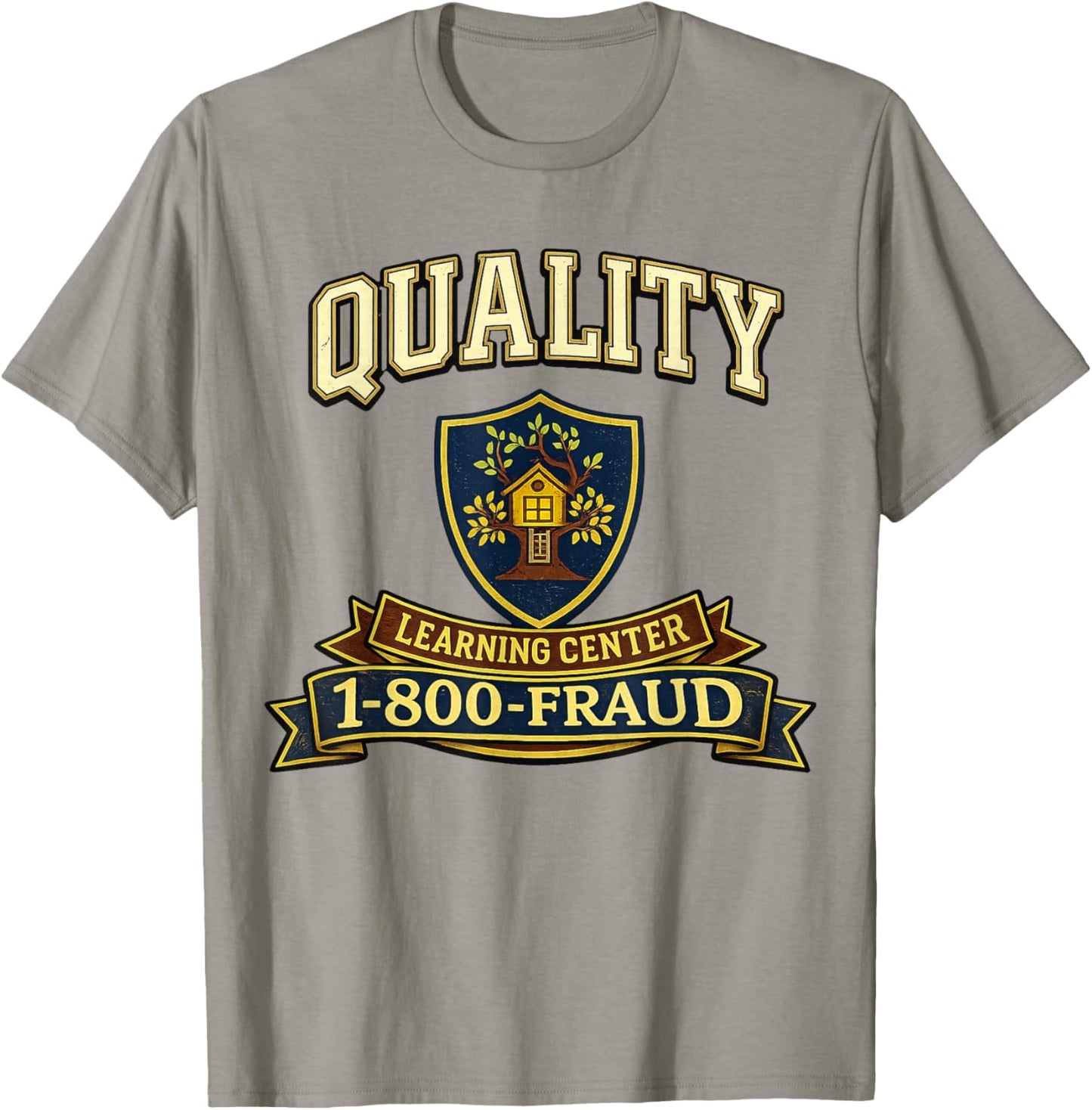 Retro Funny Sarcastic Quality Learning Center School Quote T-Shirt - T-Shirt | Sand