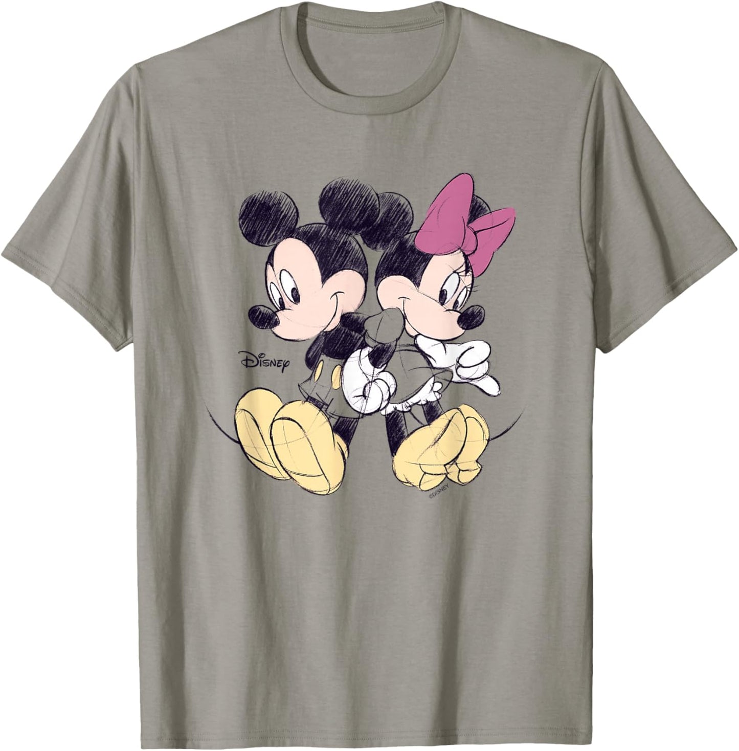 Disney Mickey and Friends Minnie Sketch Art T-Shirt - T-Shirt | Sand