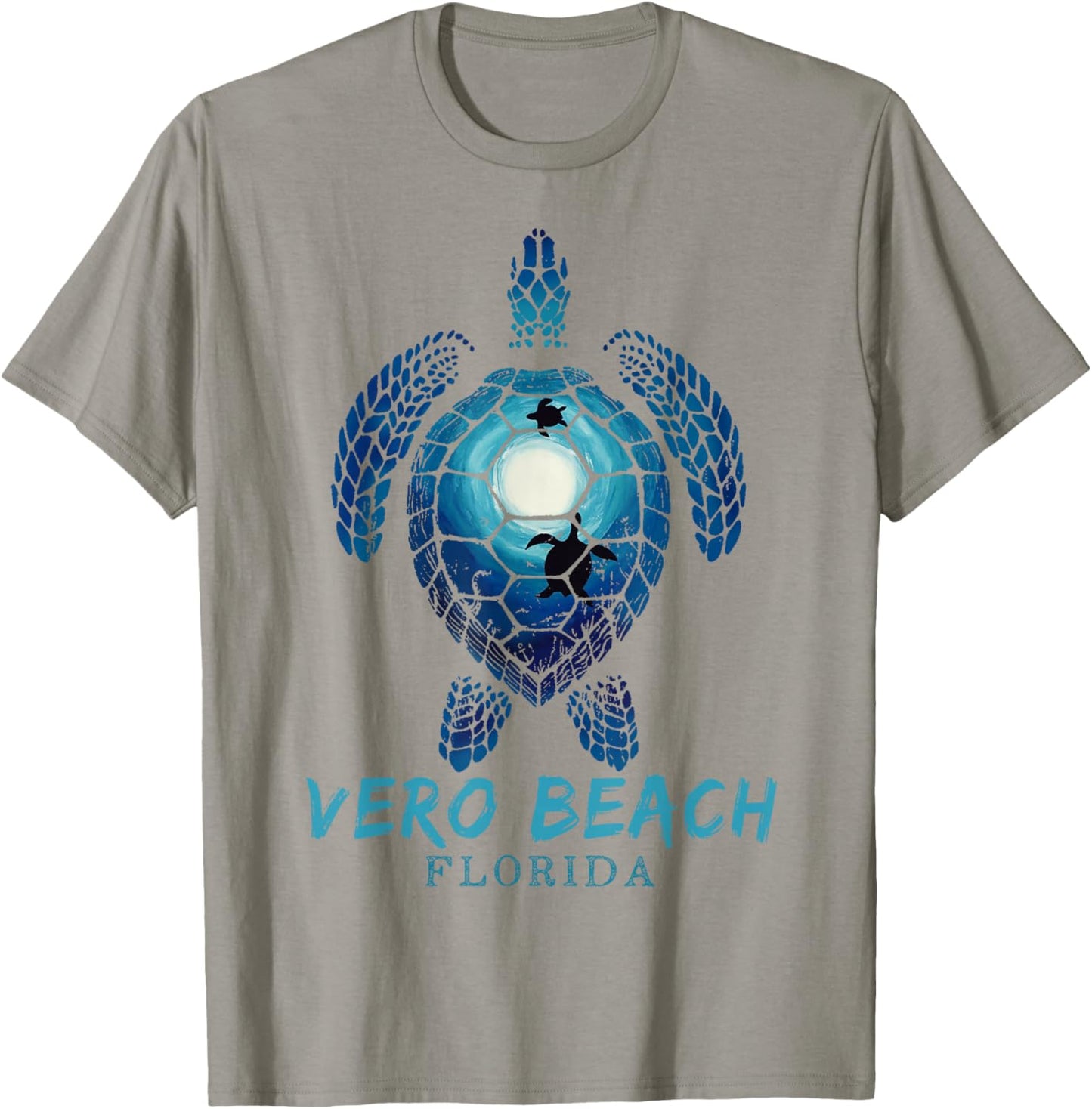 Vero Beach Florida Sea Turtle Beach Lover Ocean Animals T-Shirt - T-Shirt | Sand