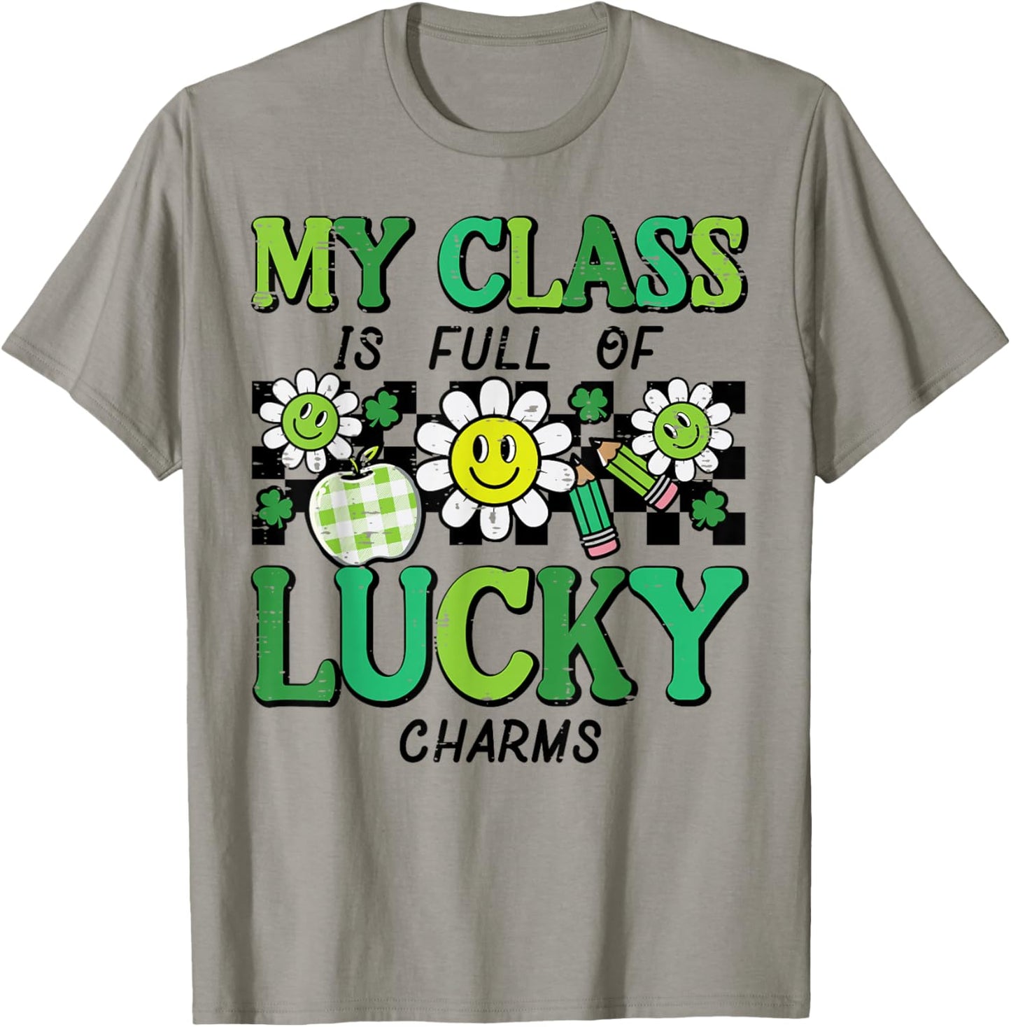 St Patricks Day Class Lucky Charm Saint Pattys Teacher Women T-Shirt - T-Shirt | Sand