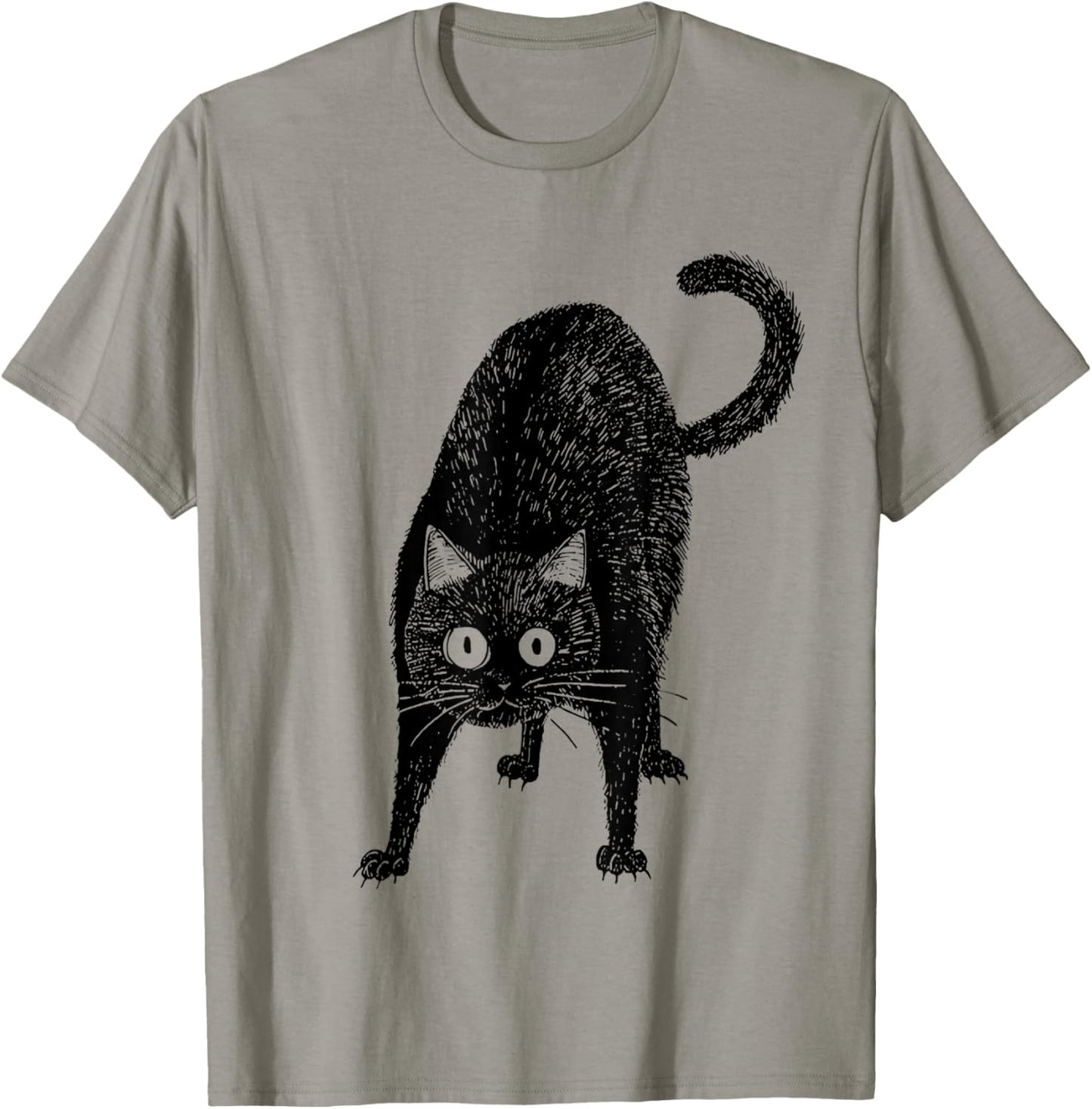 Alert cat T-Shirt - T-Shirt | Sand