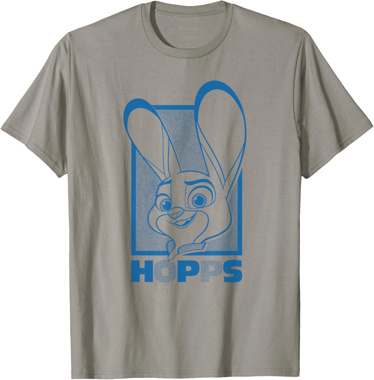Disney Zootopia 2 Hopps Halftone Big Face Portrait T-Shirt - T-Shirt | Sand
