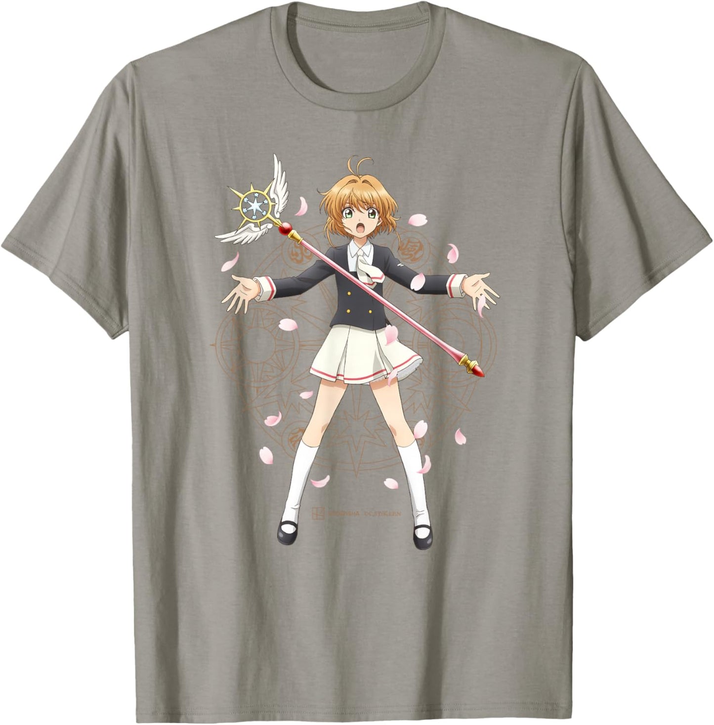 Cardcaptor Sakura: Clear Card - “Sakura in School Uniform B” T-Shirt - T-Shirt | Sand