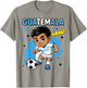 Guatemala Kid Goal Cartoon Guatemalan Flag for Kids T-Shirt - T-Shirt | Sand