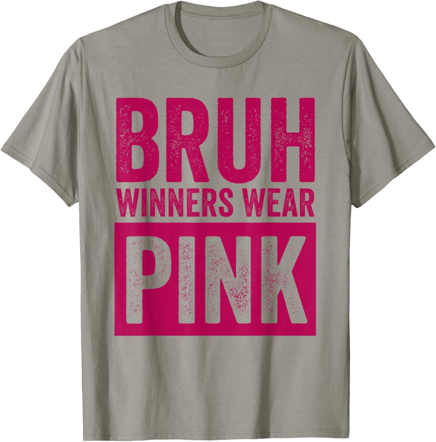 Pink Field Day Team Spirit Bruh Winners Wear Pink T-Shirt - T-Shirt | Sand