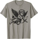 Vintage Cupid Cherub Black and White T-Shirt - T-Shirt | Sand