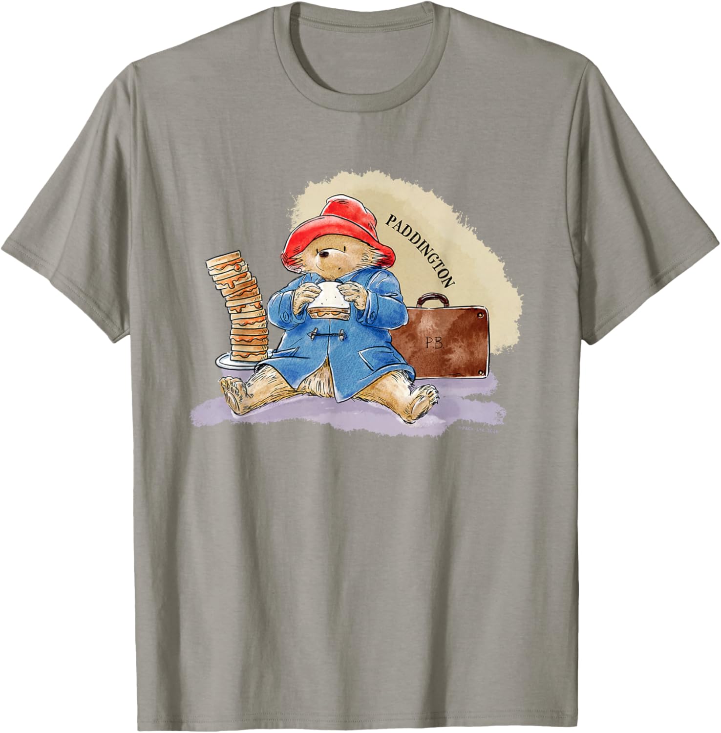 Paddington Bear Marmalade Sandwich Pile PB Bag T-Shirt - T-Shirt | Sand