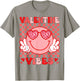 Valentine Vibes Hippie Valentines Day Shirts for Girls Women T-Shirt - T-Shirt | Sand