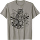 Fish Cat Fisherman T-Shirt - T-Shirt | Sand
