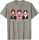 Retro Tuxedo Cat Cute Valentine T-Shirt - T-Shirt | Sand