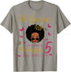A Queen was Born On February 5 Black Queen Afro Hair Queen T-Shirt - T-Shirt | Sand