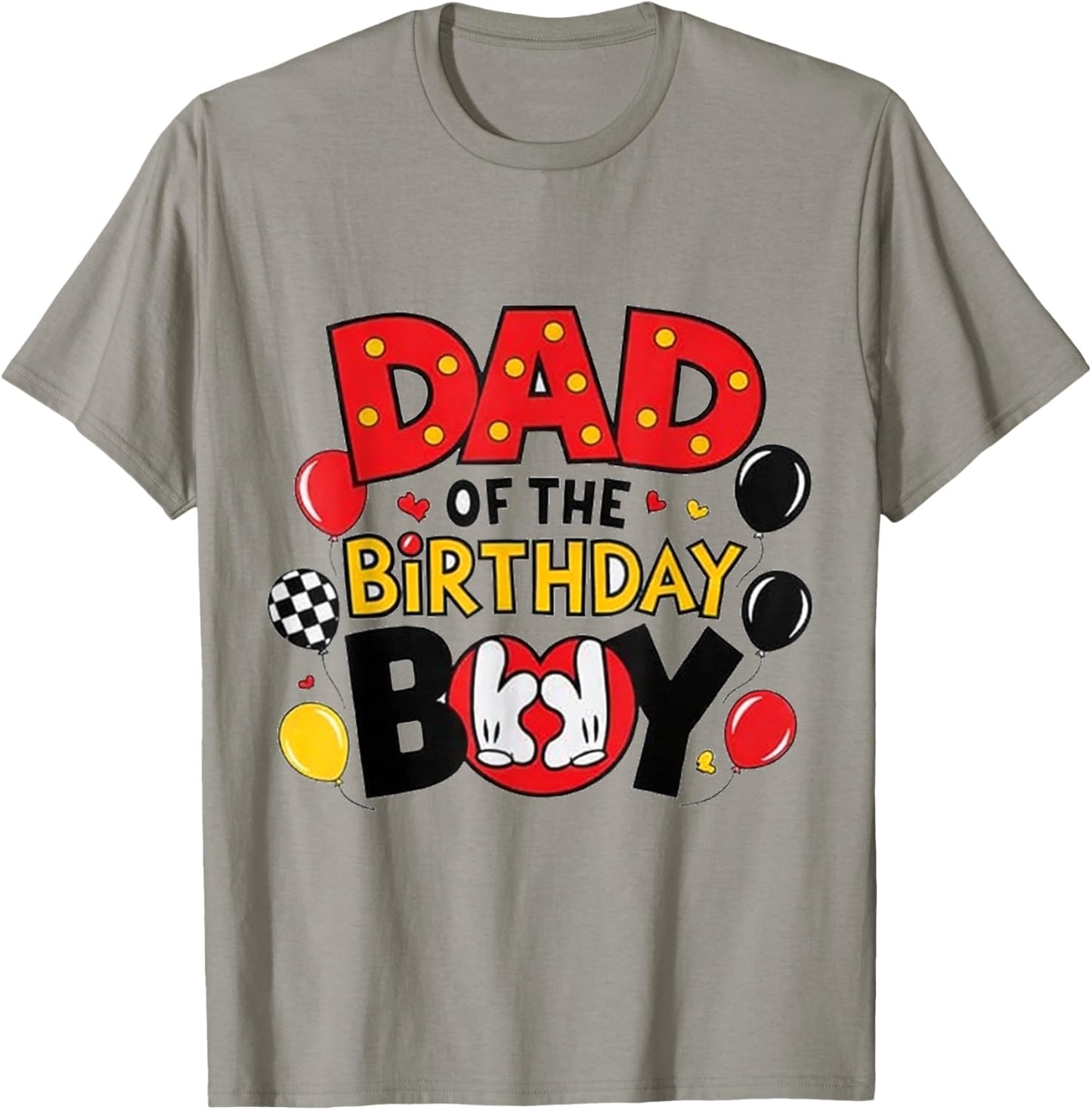 Dad of The Birthday Boy Shirt Matching Dad Son Family Bday T-Shirt - T-Shirt | Sand