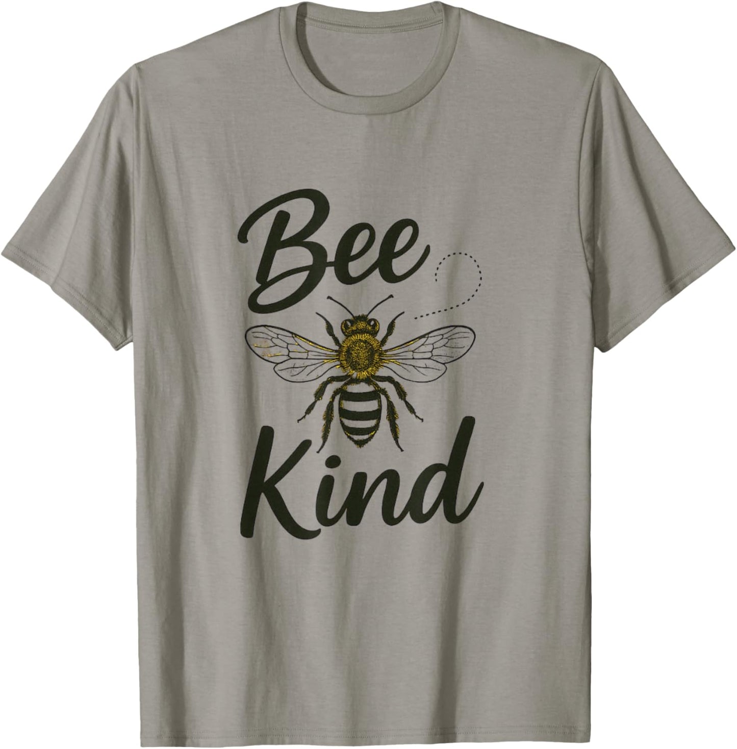 Bee Be Kind Cute Funny Art Colorful Boy & Girls Gift T-Shirt - T-Shirt | Sand