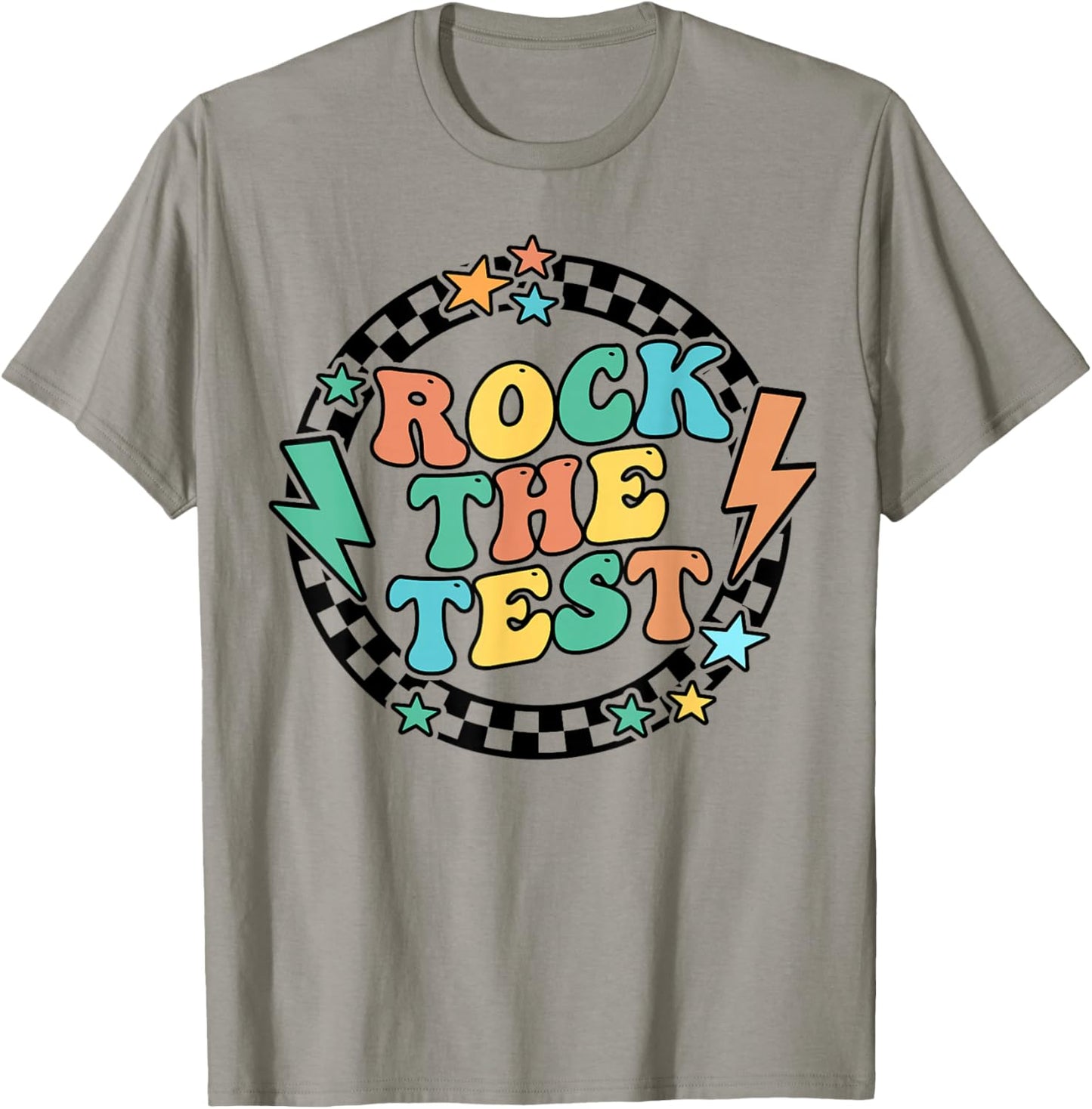Staar State Testing Test Day Motivation Shirt Rock The Test T-Shirt - T-Shirt | Sand