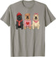 Cute Shar Pei Valentine Dog T-Shirt - T-Shirt | Sand