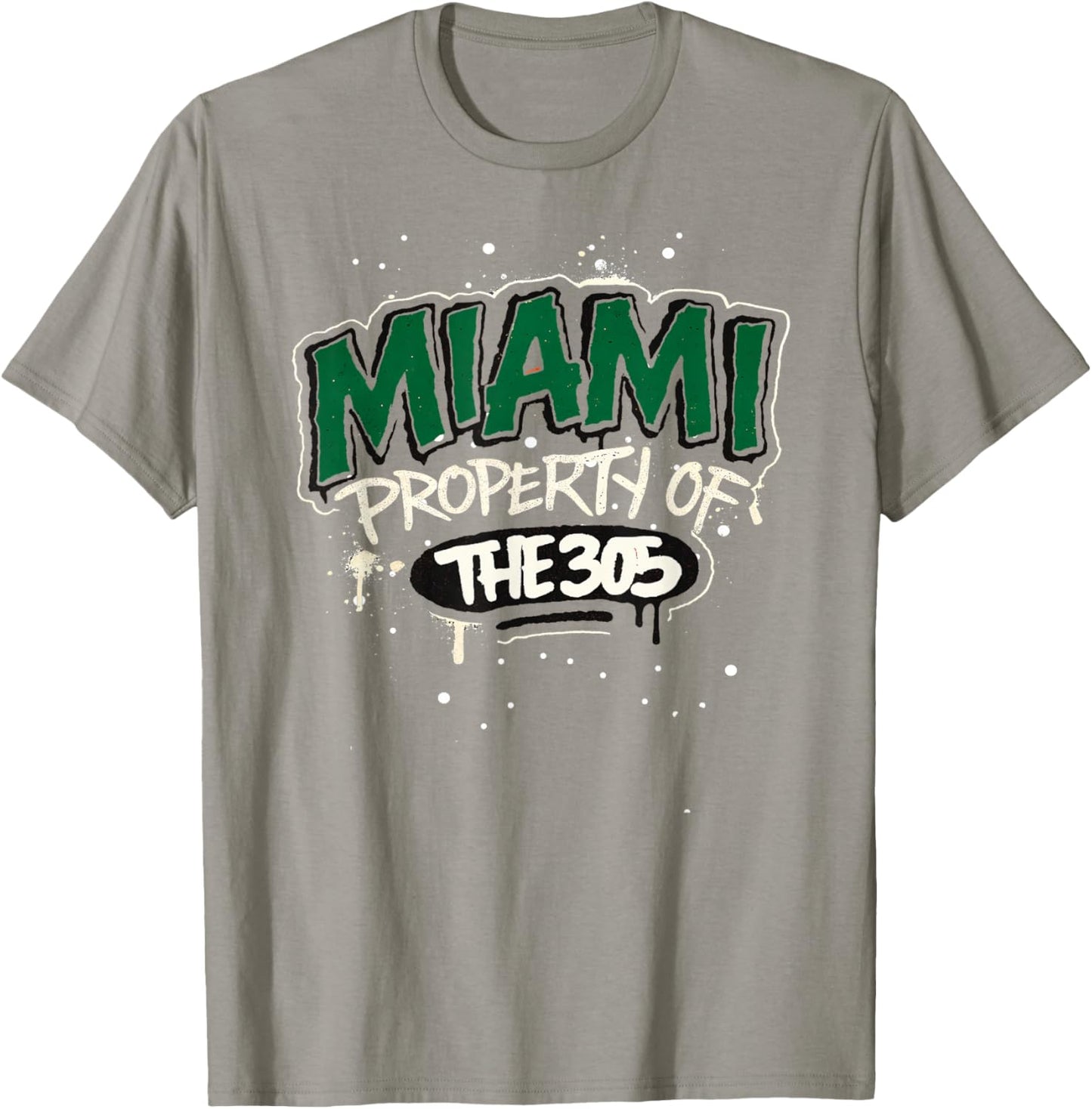 Miami 305 Love Rep The City Urban Style Graffiti Streetwear T-Shirt - T-Shirt | Sand