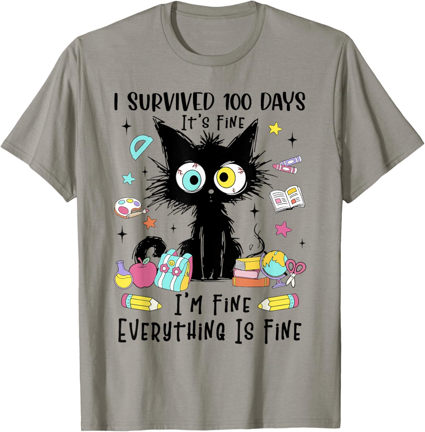 Funny Cat Lover T-Shirt - T-Shirt | Sand