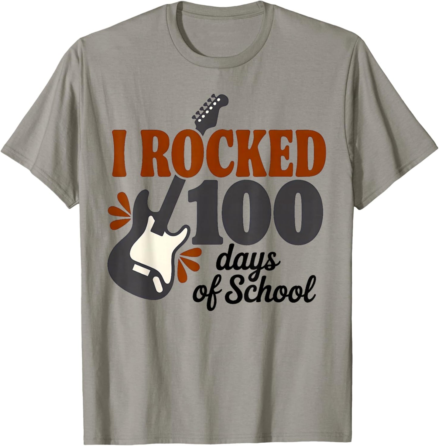 I Rocked 100 Days of School for Boys Girls Kids 100th Day T-Shirt - T-Shirt | Sand