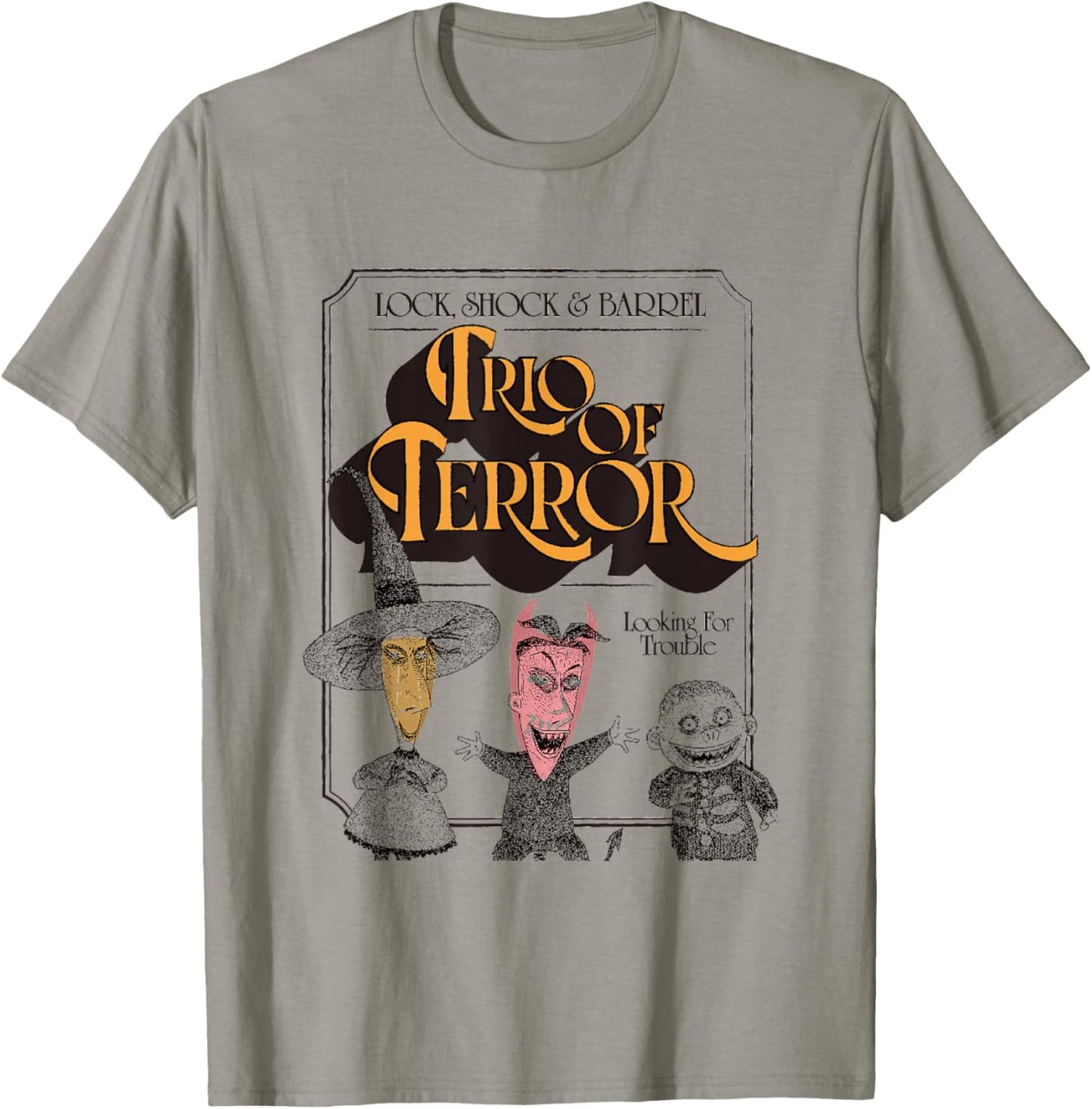 Disney The Nightmare Before Christmas Lock Shock Barrel Trio T-Shirt - T-Shirt | Sand