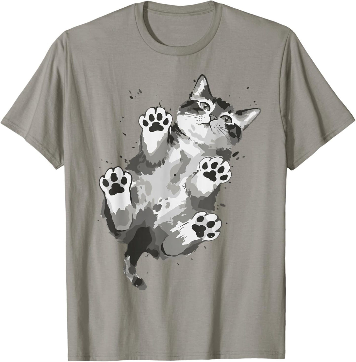 Cute Cat Paw T-Shirt - T-Shirt | Sand