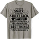 Im Not A Snack Full Street Taco Quote for Foodies Parties T-Shirt - T-Shirt | Sand