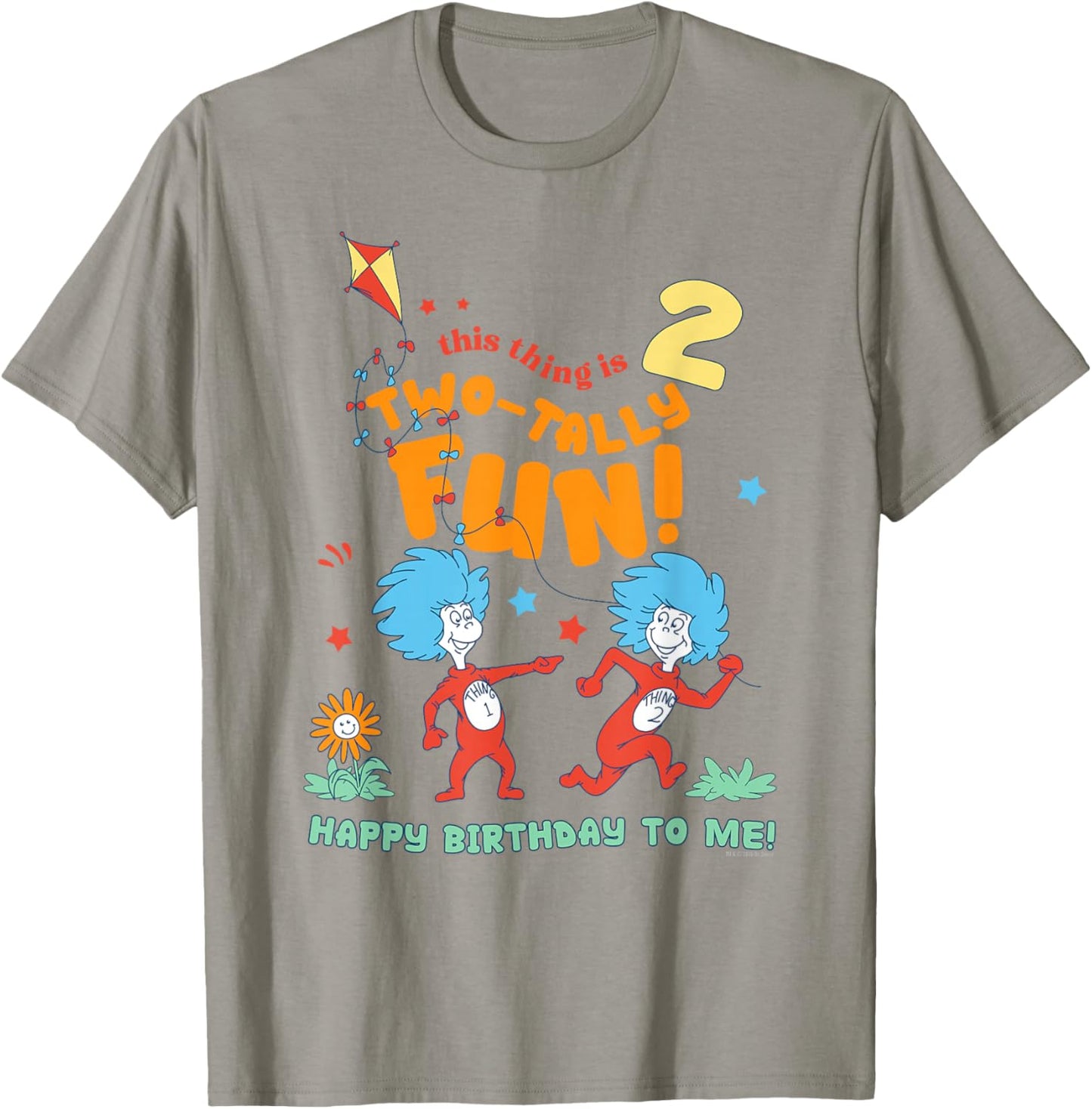 Dr. Seuss This Thing is 2 Birthday Officially Licensed T-Shirt - T-Shirt | Sand