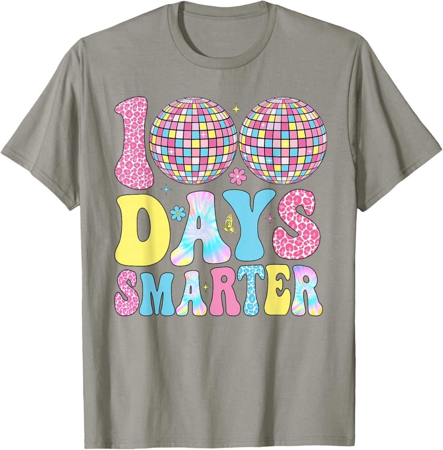 100 Days Smarter Teacher Boys Girls Kids 100th Day of School T-Shirt - T-Shirt | Sand