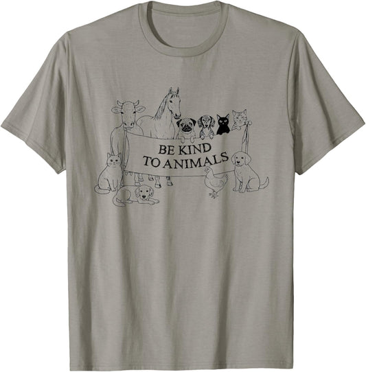 Animal Lover Wildlife Be Kind to Animals Respect The Locals T-Shirt - T-Shirt | Sand