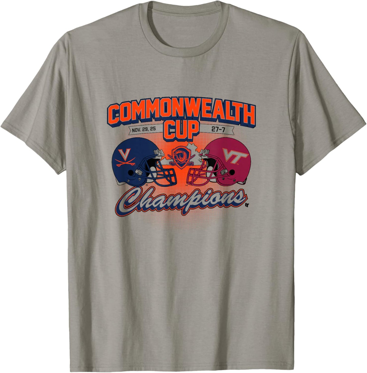 Commonwealth Cup Winner 2025 - Virginia Cavaliers Football T-Shirt - T-Shirt | Sand