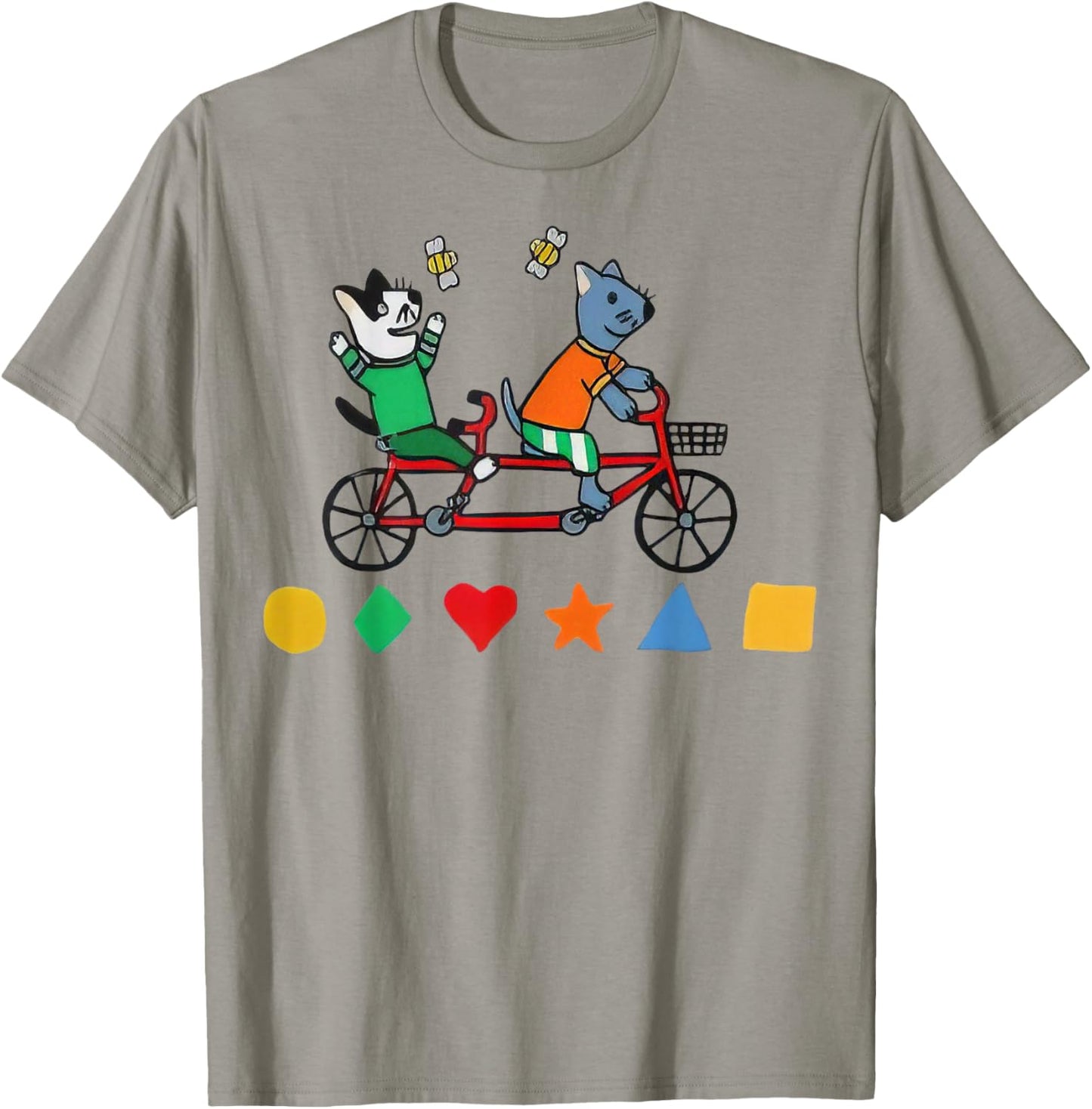Slushy Noobz Cycling Animal T-Shirt - T-Shirt | Sand
