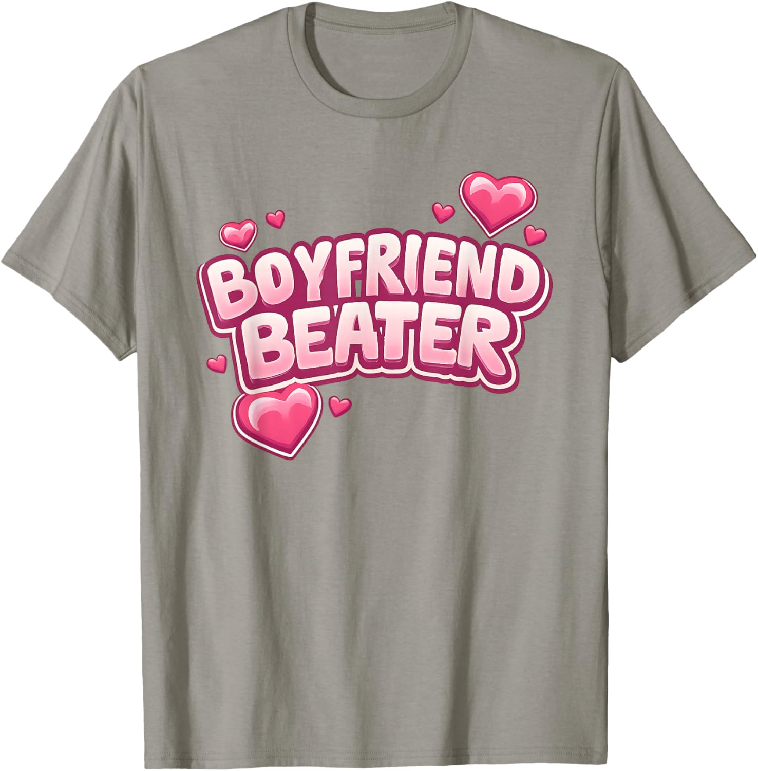 Boyfriend Beater Funny T-Shirt - T-Shirt | Sand