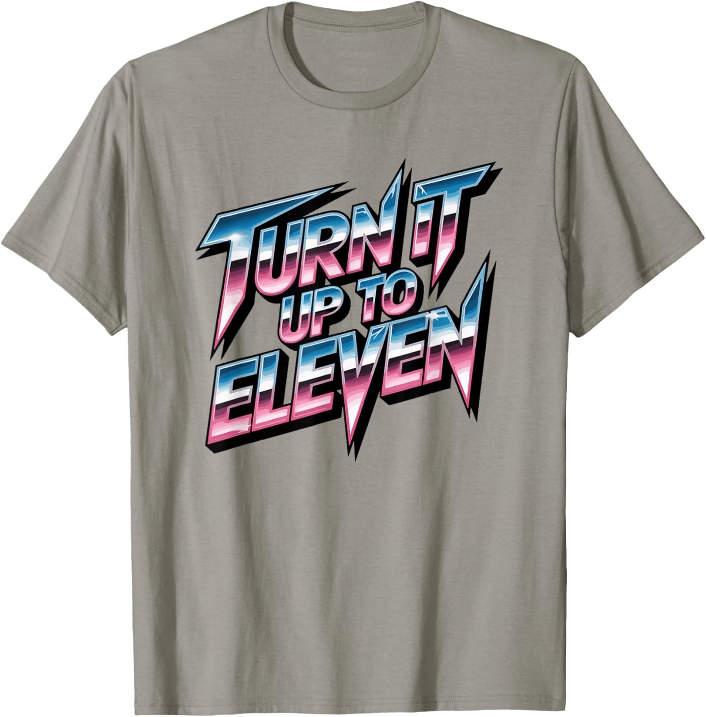 Turn It Up to Eleven Vintage Look T-Shirt - T-Shirt | Sand